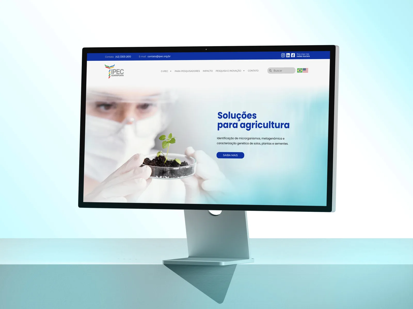Tela do projeto IPEC Guarapuava